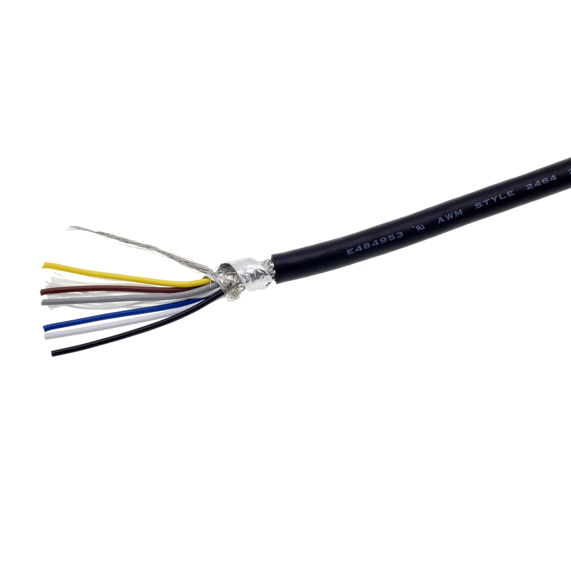 UL2464 80 ℃ 300V ПВХ силовой кабель AL в оплетке с медным экраном