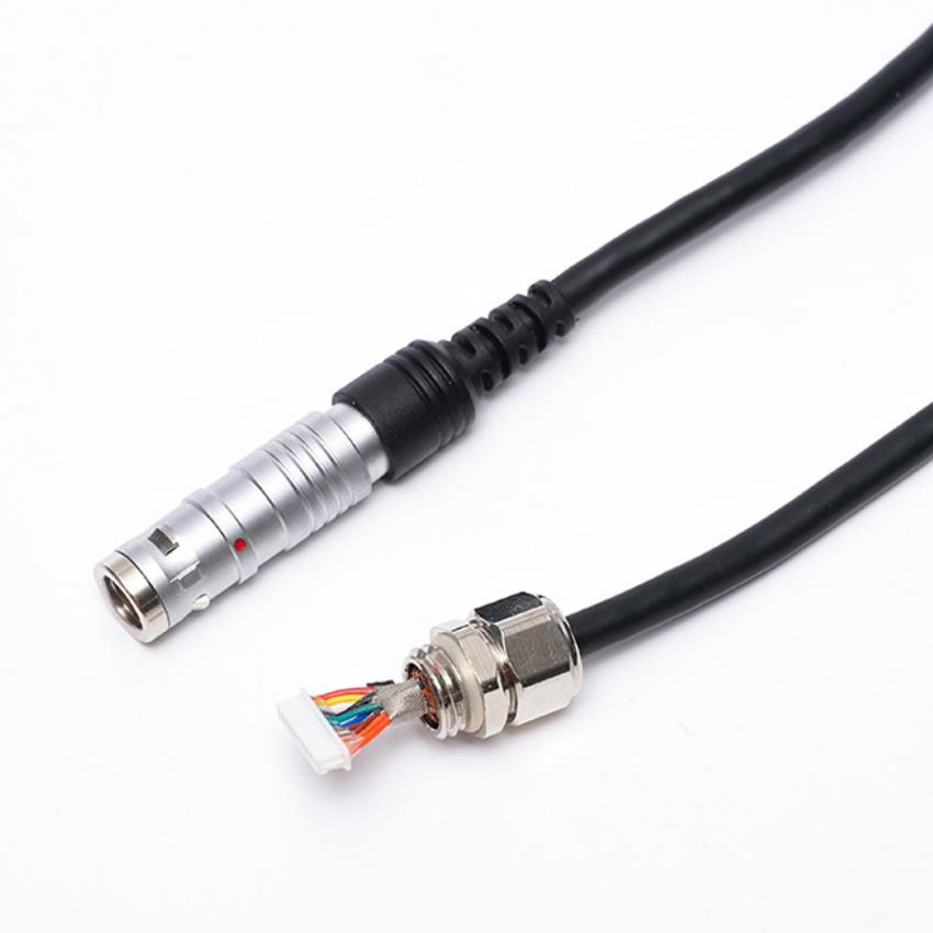 Запираемый водонепроницаемый металлический разъем Автомобильный жгут проводов 1