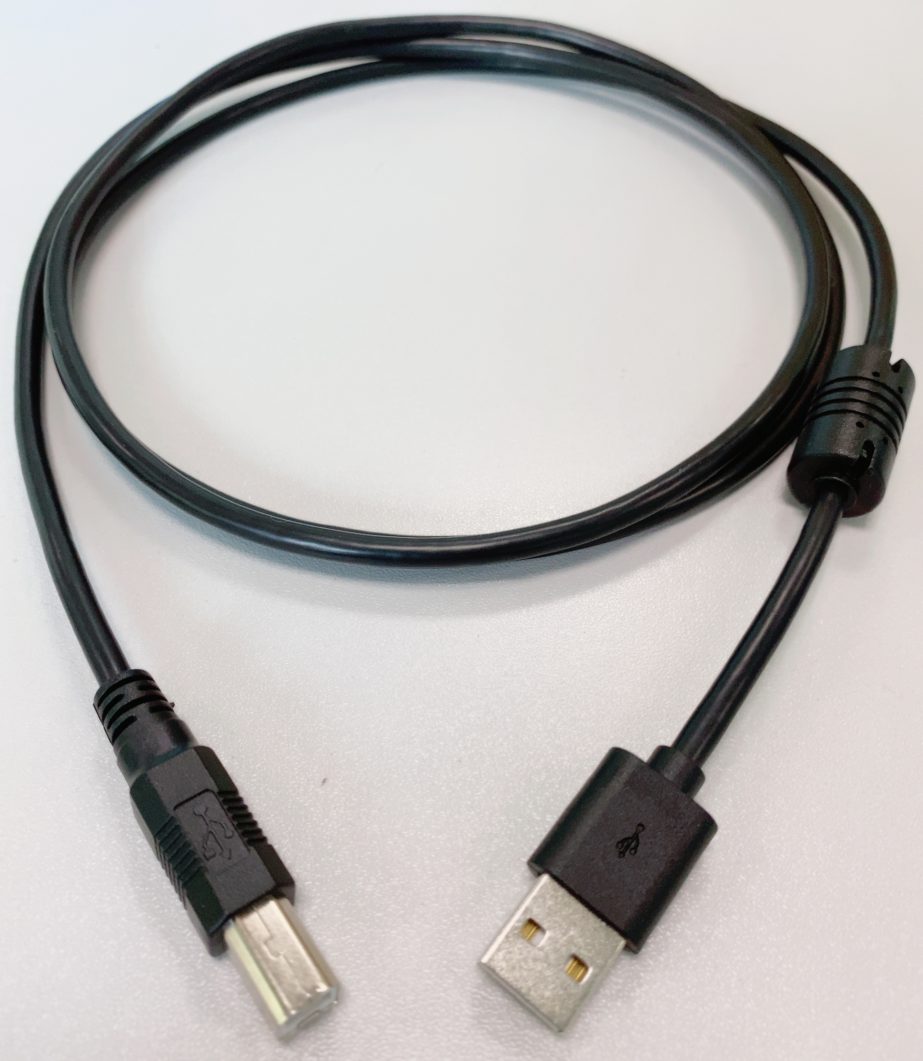 Высококачественный USB-разъем типа A от мужчины к мужчине B с ферритовым сердечником с экранированием