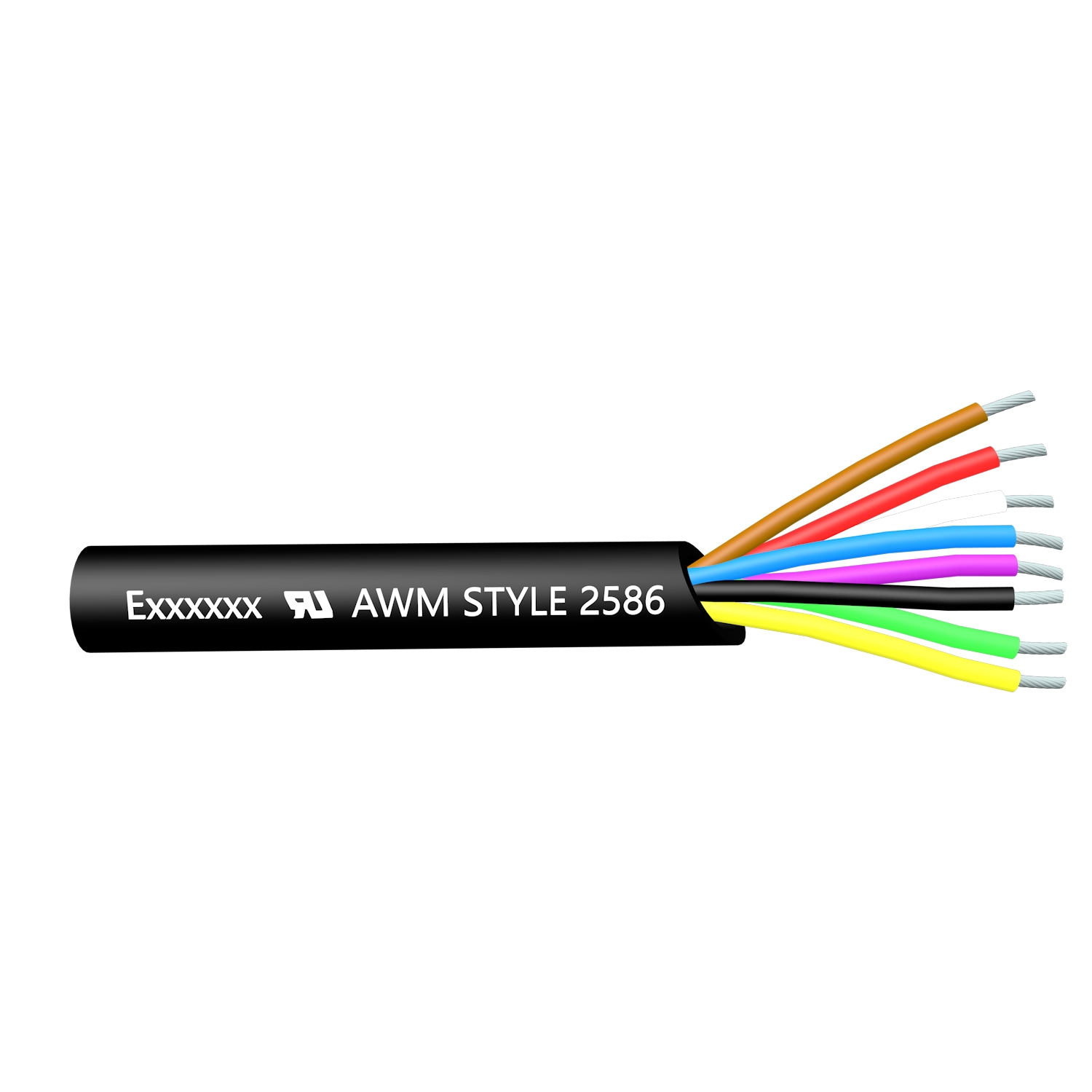 UL AWM 2586 0.6KV / 1KV Высоковольтный гибкий неэкранированный кабель