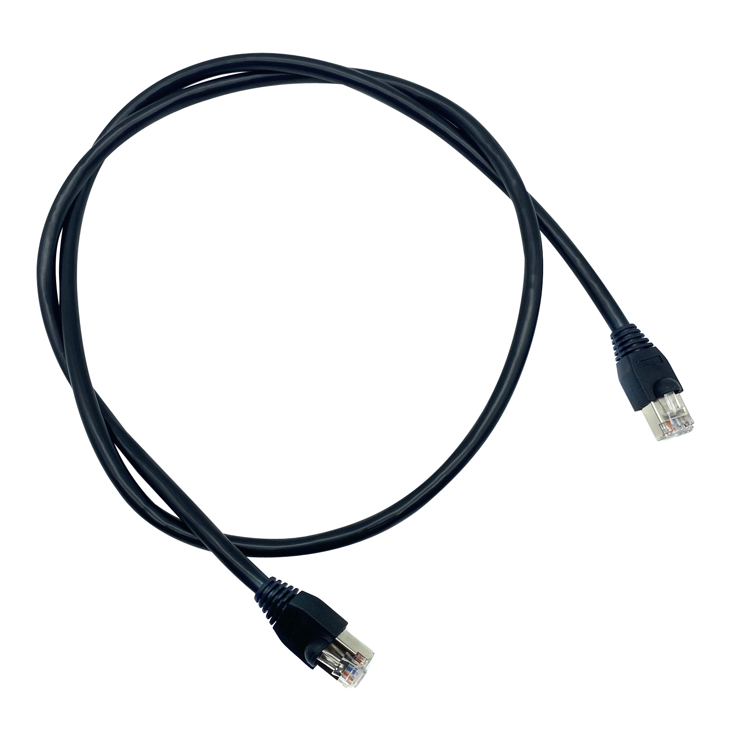 Кабель Ethernet CAT5e FTP экранированный 24AWG 4P8C RJ45 Patch Blue