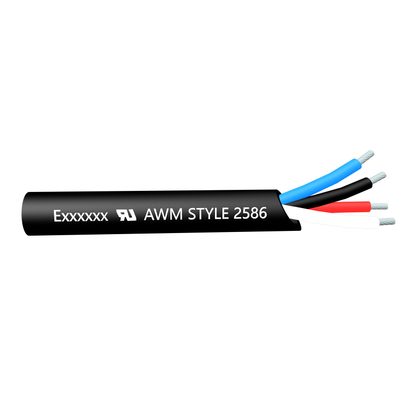 UL2586 Высоковольтный многожильный ПВХ-кабель огнестойкий VW-1