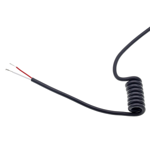 Спираль изогнутого шнура кабеля прицепа TPE, свернутая в спираль для зарядки электромобилей OEM